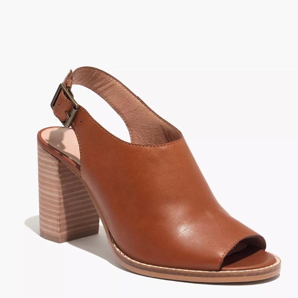 Madewell sandals leather color camel size 8.5